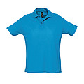 MENS POLO SHIRT SUMMER II, AQUA, L