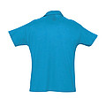 MENS POLO SHIRT SUMMER II, AQUA, L