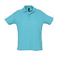 MENS POLO SHIRT SUMMER II, ATOLL BLUE, L