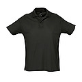 MENS POLO SHIRT SUMMER II, BLACK, L