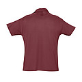 MENS POLO SHIRT SUMMER II, BURGUNDY, L