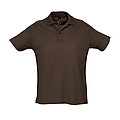 MENS POLO SHIRT SUMMER II, CHOCOLATE, L