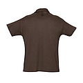 MENS POLO SHIRT SUMMER II, CHOCOLATE, L