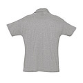 MENS POLO SHIRT SUMMER II, GREY MELANGE 2, L