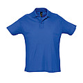MENS POLO SHIRT SUMMER II, ROYAL BLUE, L