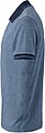 Mens polo T-shirt James Nicholson, light blue/dark blue, S