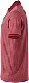 Mens polo T-shirt James Nicholson, red/dark red, M