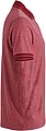 Mens polo T-shirt James Nicholson, red/dark red, M