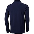 Mens polo with long sleeve ELEVATE Qakville, navy, XL