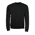 MENS ROUND-NECK SWEATSHIRT SPIDER, BLACK, L