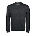 MENS ROUND-NECK SWEATSHIRT SPIDER, CHARCOAL MELANGE, M