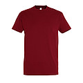 MENS ROUND NECK T-SHIRT IMPERIAL, CHILI RED, L