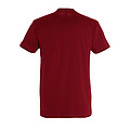 MENS ROUND NECK T-SHIRT IMPERIAL, CHILI RED, L
