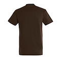 MENS ROUND NECK T-SHIRT IMPERIAL, CHOCOLATE, L