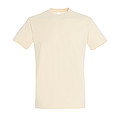MENS ROUND NECK T-SHIRT IMPERIAL, CREAM, L