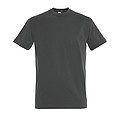 MENS ROUND NECK T-SHIRT IMPERIAL, DARK GREY, 3XL