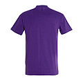 MENS ROUND NECK T-SHIRT IMPERIAL, DARK PURPLE, L