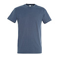 MENS ROUND NECK T-SHIRT IMPERIAL, DENIM, 3XL