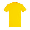 MENS ROUND NECK T-SHIRT IMPERIAL, GOLD, 3XL