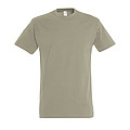 MENS ROUND NECK T-SHIRT IMPERIAL, KAKI, L