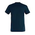 MENS ROUND NECK T-SHIRT IMPERIAL, PETROLEUM BLUE, L