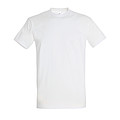 MENS ROUND NECK T-SHIRT IMPERIAL, WHITE, 3XL