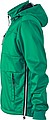 Mens softshell jacket JAMES & NICHOLSON, irish green/navy/white, L