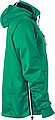 Mens softshell jacket JAMES & NICHOLSON, irish green/navy/white, L