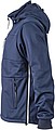 Mens softshell jacket JAMES & NICHOLSON, navy/navy/white, 3XL