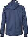 Mens softshell jacket JAMES & NICHOLSON, navy/navy/white, L