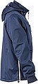 Mens softshell jacket JAMES & NICHOLSON, navy/navy/white, L