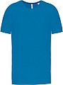 Mens sports T-shirt KARIBAN 130gr, aqua blue, XS