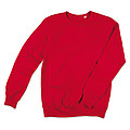 Mens sweatshirt STEDMAN SELECT crimson red XXL