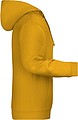 Mens sweatshirt with hoodie James Nicholson, dark yellow, XL