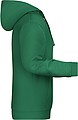 Mens sweatshirt with hoodie James Nicholson, light green, S