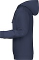 Mens sweatshirt with hoodie James Nicholson, navy, XL