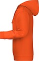 Mens sweatshirt with hoodie James Nicholson, orange, S