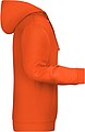 Mens sweatshirt with hoodie James Nicholson, orange, S