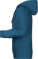 Mens sweatshirt with hoodie James Nicholson, teal, S