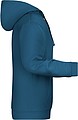 Mens sweatshirt with hoodie James Nicholson, teal, S