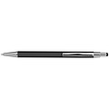 Metal ballpen with rubber coating and touch function