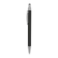 Metal ballpen with rubber coating and touch function