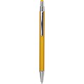Metal ballpen with rubber coating and touch function