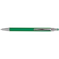 Metal ballpen with rubber coating and touch function