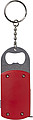 Metal bottle opener with steel keyring,