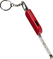 Metal bottle opener with steel keyring,