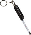 Metal bottle opener with steel keyring,