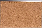 Metal Business Card Holder with cork Surface