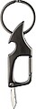 Metal carabiner keychain Bella, gun metal