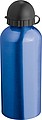 Metal drinking bottle, blue